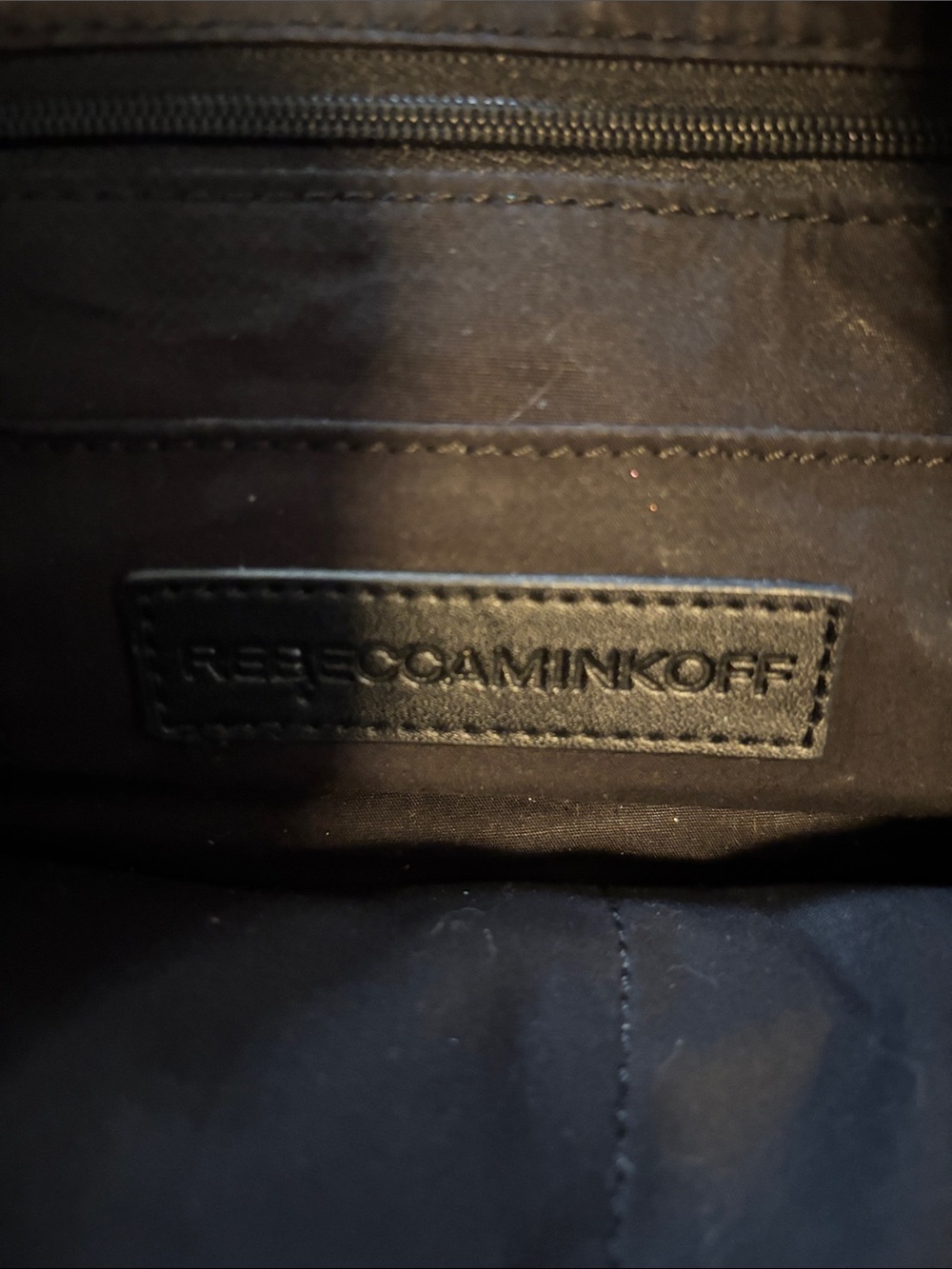EUC Rebecca Minkoff Black Pebble Leather Fringe Moto Satchel Crossbody Tassels - Picture 2 of 14